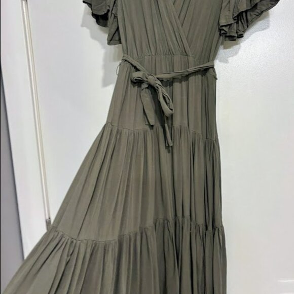 Petal & Pup Barker Dress, S, Olive - Picture 8 of 10